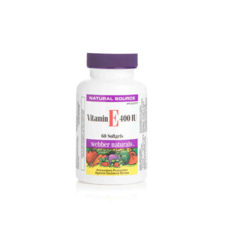 Natural Source Vitamin E soft gels