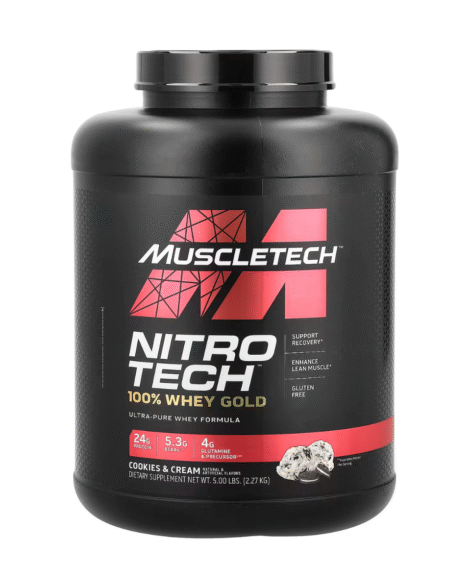 Nitro-Tech® 100% Whey Gold – Cookies & Cream