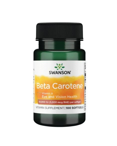 Beta Carotene 100 Softgel Swanson