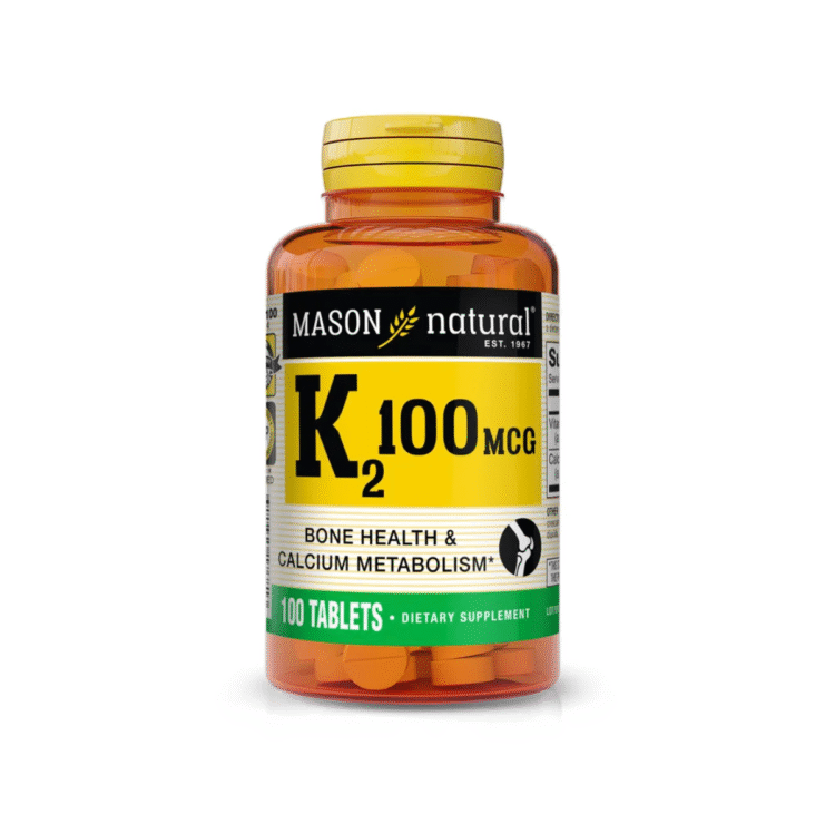 Vitamin K2 100 tablets Mason Natural
