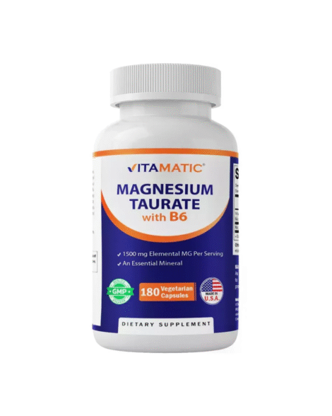 Magnesium Taurate with B6 180 Capsules Vitamatic