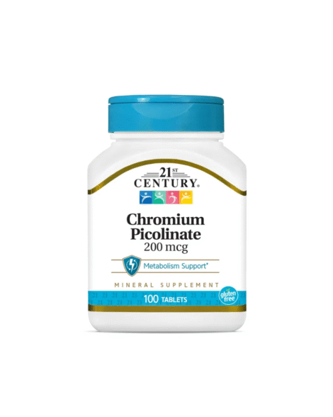 Chromium Picolinate 100 Tablets 21st Century