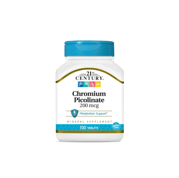 Chromium Picolinate 100 Tablets 21st Century