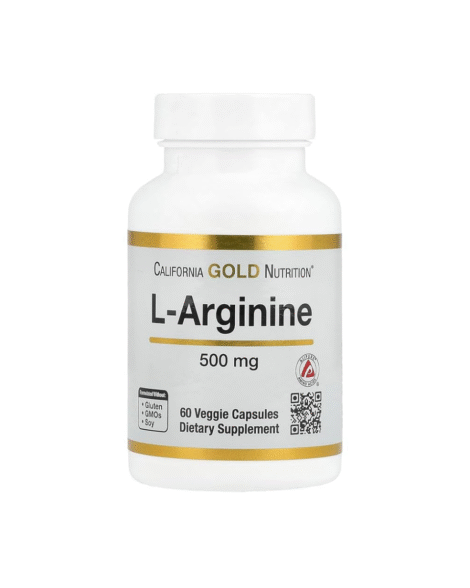 L-Arginine 500mg 60 Capsules