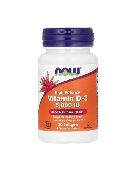 High Potency Vitamin D-3 5,000 IU 30 Softgels