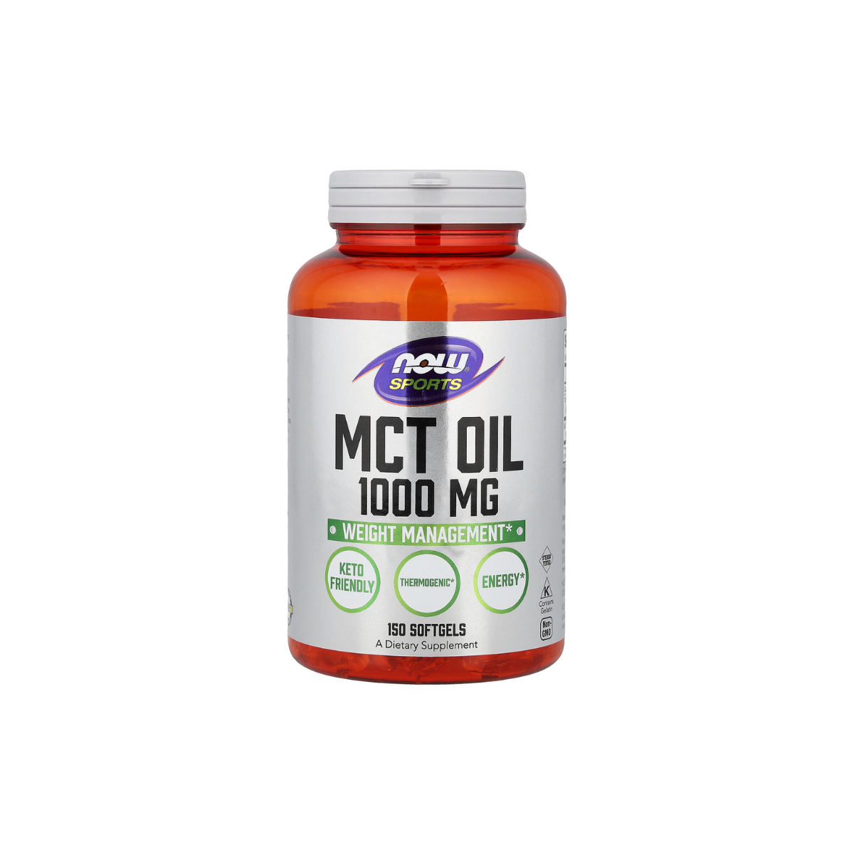MCT Oil 150 Softgels NOW Sports