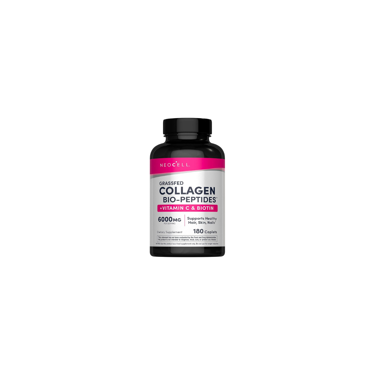 NeoCell Grassfed Collagen Peptides + Vitamin C & Biotin 180 TABLETS
