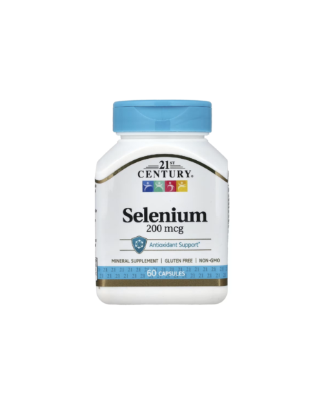 21st Century Selenium 200 mcg 60 CAPS