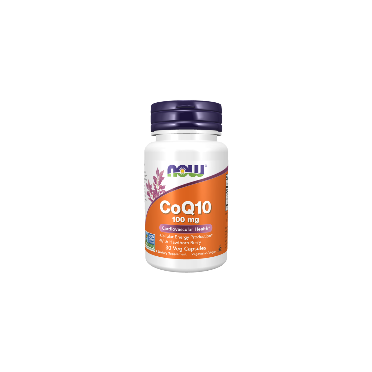 NOW CoQ10 100 mg with Hawthorn Berry 30 CAPS
